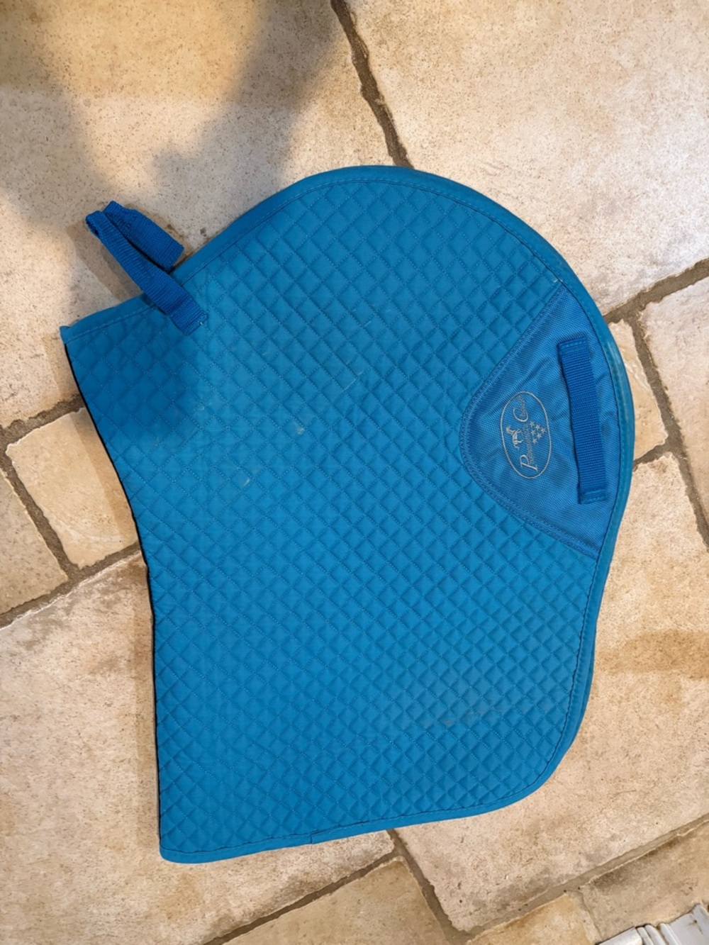 Professional Choice equestrian saddle pad Blue / Teal Quilted Saddle Pad